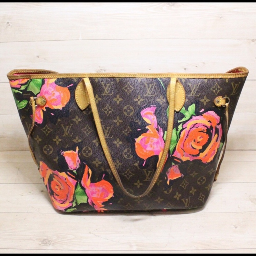 Louis Vuitton Stephen Sprouse Rose Neverfull HTF